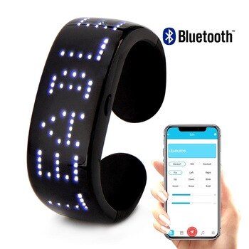 Braccialetto LED con Display con Bluetooth
